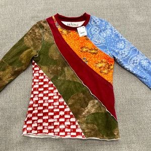 Free People | Flower Patterns Paisley Long Sleeves Long Sleeve T-shirt in Camo